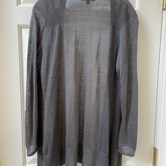 Classiques Entier Longline Linen Cardigan Size Small - Picture 7 of 8